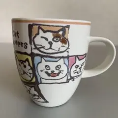マンハッタナーズ マグカップ 久下貴史 猫 1個 箱付 日本製 MIKASA製