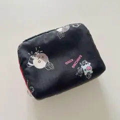 LeSportsac レスポートサック BTS キャラクター柄 ポーチ 黒赤