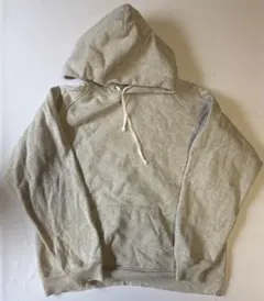 comoli 23aw コットン吊裏毛パーカ ヘザーグレー 3