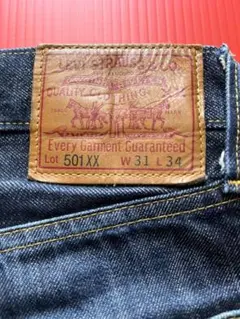Levi's 501XX 1947年 復刻デニム 赤耳 ビッグE 濃紺90%以上