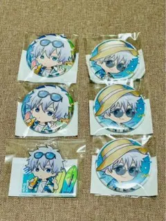 まるくじ　呪術廻戦　Aloha vibes 缶バッジ　キーホルダー　五条悟