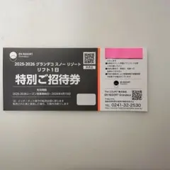 2026年最新】リフト券 グランデコの人気アイテム - メルカリ