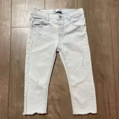 ZARA DENIMダメージ加工 パンツ 18-24ヶ月　92㎝
