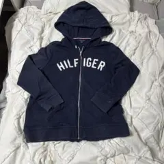TOMMY HILFIGER ジップアップパーカー ネイビーのサムネイル