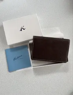 Kitamura 名刺入れ　ブラウン　ピンク