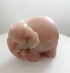 【新品　たなな様　お腹もお尻もプリンプリンちゃん　ピンクオパールのゾウ8-89