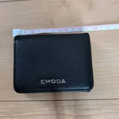 EMODA ブラック 三つ折り財布　ミニウォレットのサムネイル