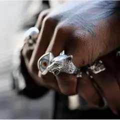 グレートフロッグ シルバーリング スカル ヴィンテージ 当時物 silver グレートフロッグ シルバーリング スカル ヴィンテージ 当時物