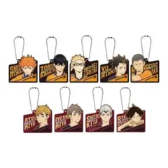 一番くじ ハイキュー 最強の挑戦者 H賞 ラバーチャーム 全9種 コンプリート