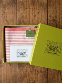 TENERITA タオルハンカチ ピンク ストライプのサムネイル