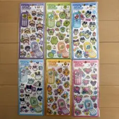 【新品未開封】正規品 平成はっぴーフォンシール たまごっち 6種コンプセット