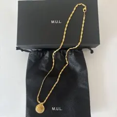 M.U.L. マットゴールドスネークネックレス45 M.U.L. マットゴールドスネークチェーン スクエアネックレス45 - メルカリ