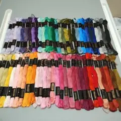 ①訳ありコスモ刺繍糸　25番　60本セット
