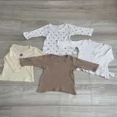 【80cm】綿100%肌着4枚セット　西松屋