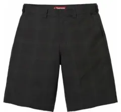Supreme 26ss Work Shorts Plaid Black 32 - メルカリ