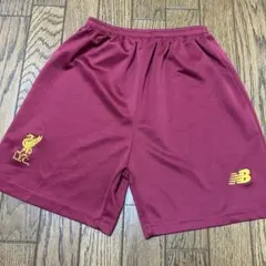 150cm相当　New Balance L.F.C. ハーフパンツ バーガンディのサムネイル