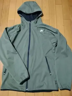 ヨネックス ウォームアップジャケット ユニM パーカ オリーブ