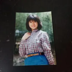 河合奈保子『ブロマイド』Kawai Naoko 昭和アイドルグッズ 激レア お宝