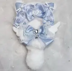 ぬい服 うさみみ 着ぐるみ 10.12cm 眼帯 いつぬいにじぱぺちびぐるみ