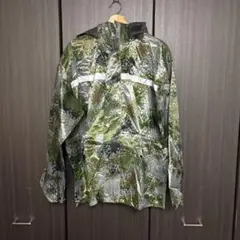 迷彩柄レインスーツ2XL上下セット
