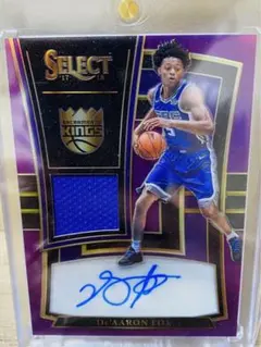 de'aaron fox RC JERSEY AUTO 39/99シリアル