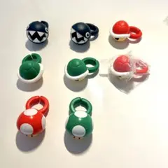 マリオ リング ガチャガチャ 8個セット