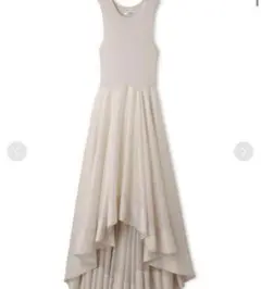 SNIDEL ニットドッキングシアーワンピース