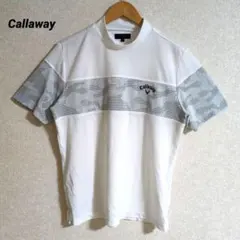 キャロウェイ Callaway 半袖 モックネックシャツ LL ホワイト