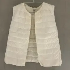 UNIQLO ULTRA LIGHT DOWN M ホワイト ダウンベスト