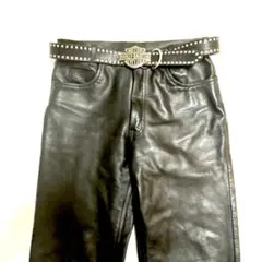 90s-00s Harley-Davidson レザーベルト スタッズのサムネイル