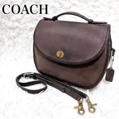 OLDCOACH オールドコーチ だるま グラブタンレザー ショルダーバッグ