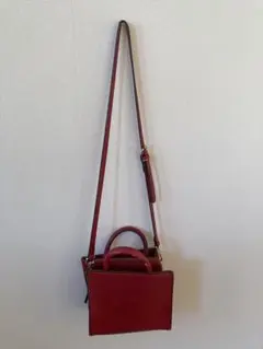 rouge vif ルージュ・ヴィフ ラクレ スクエア ショルダーバッグ レッドのサムネイル