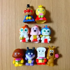 アンパンマン　指人形　ゆび人形　ソフビ　ひなまつり　ひな人形　お雛様　9種類