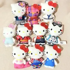 キティちゃん　ぬいぐるみ　キーホルダー　ストラップ　まとめ売り　コラボ　50周年