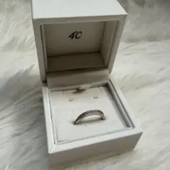 4℃ Silver Ring 7号 Simple Band Case付のサムネイル
