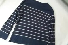 ト*ド様 OLD UNIQLO Y2K archive ボーダー ロンT 紺 メ