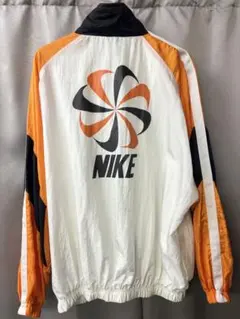 90s NIKE 風車ロゴ ナイロンジャケット L ヴィンテージ ナイキ 激レア
