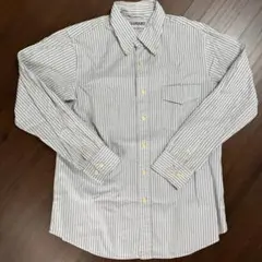 Right-on HARVARD ストライプ長袖シャツ　綿100% M