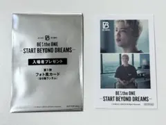 BE:FIRST 映画 入場特典 フォト風カード SHUNTO シュント