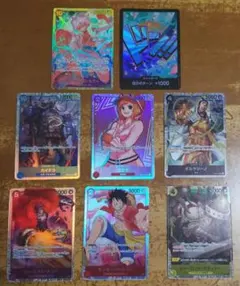 ワンピースカード ベスト SR SEC ドン　計8枚セット