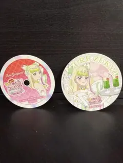 キュアズキューンコースターセット　コラボカフェ　キミとアイドルプリキュア