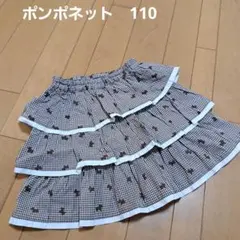 ポンポネット⭐フリル　スカート　春夏　110のサムネイル