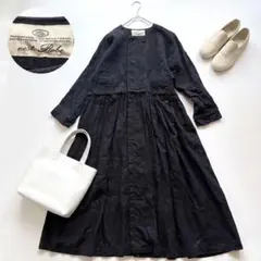新品タグ付き✨近年✨ネストローブ シャツワンピース リネン 麻 洗える