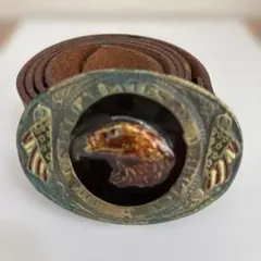 鷲の頭部デザイン ベルト
