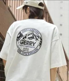 新品未使用　GERRY バックプリント　Tシャツ　カットソー　L