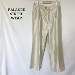 ♦︎BALANCE STREET WEAR スラックス シャンパンベージュ　M