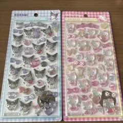 ボンボンドロップシール 2シートセット ハローキティ ピンク クロミ