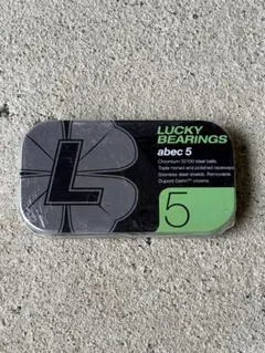 新品未開封LUCKY BEARINGS abec 5 スケートボード用ベアリングのサムネイル