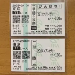 カナテープ メイクデビュー（新馬戦） 現地的中単勝馬券 ☆25.関屋記念