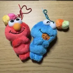 USJ ユニバーサルスタジオ 公式 セサミストリート ペアキーチェーン